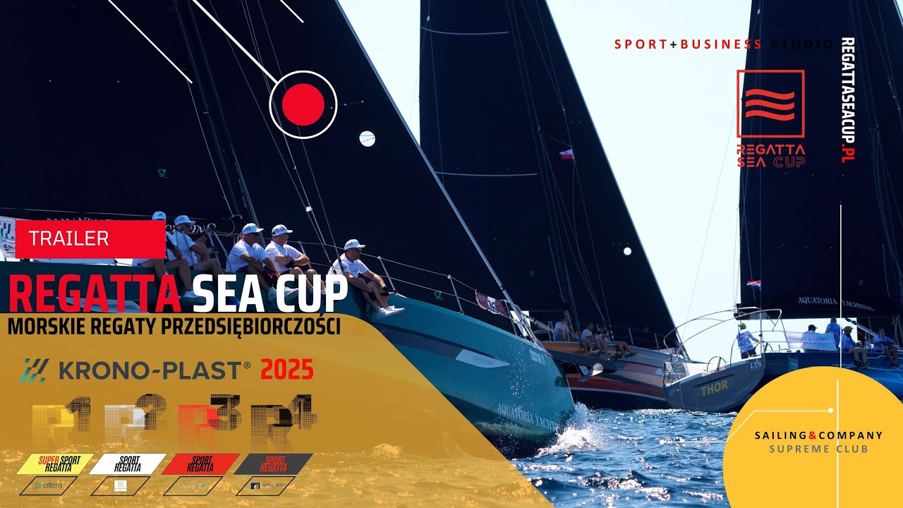 TRAILER | Regatta SEA CUP | Morskie Regaty Przedsiębiorczości KRONO-PLAST 2025