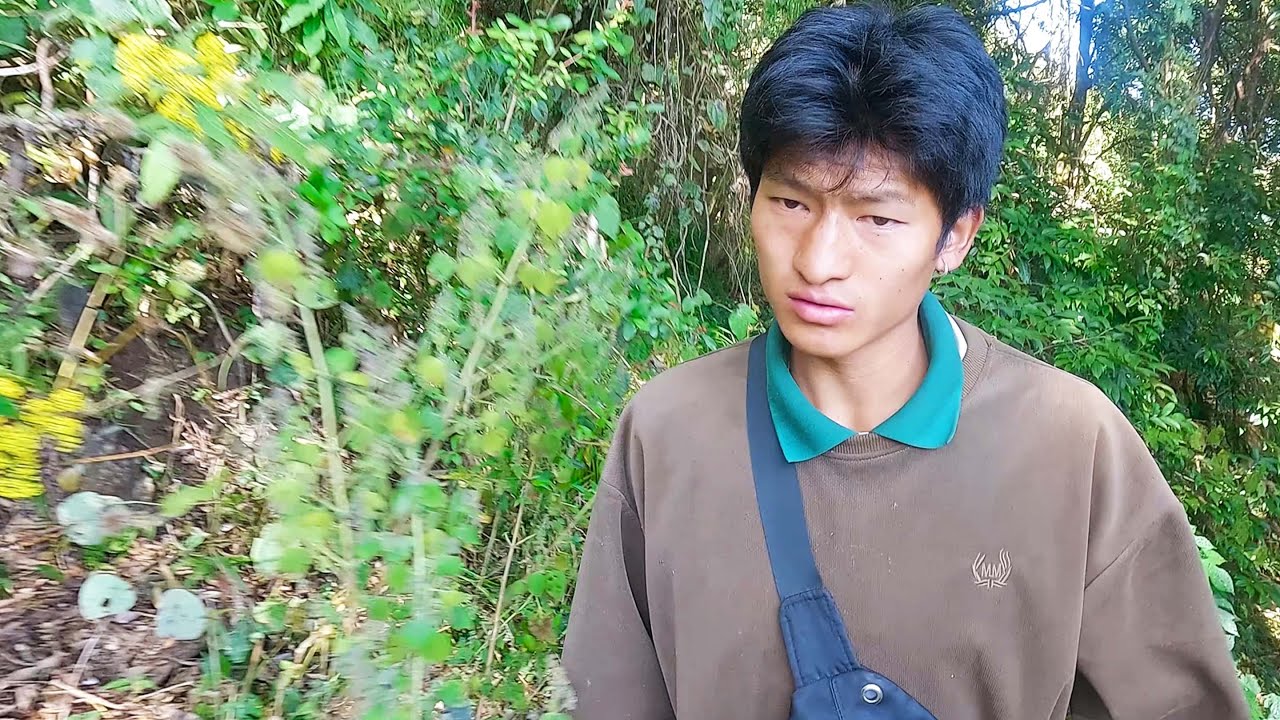 sanjip Rai in the jungle with sheep || pastoral life of Nepal || shepherd life of Nepal