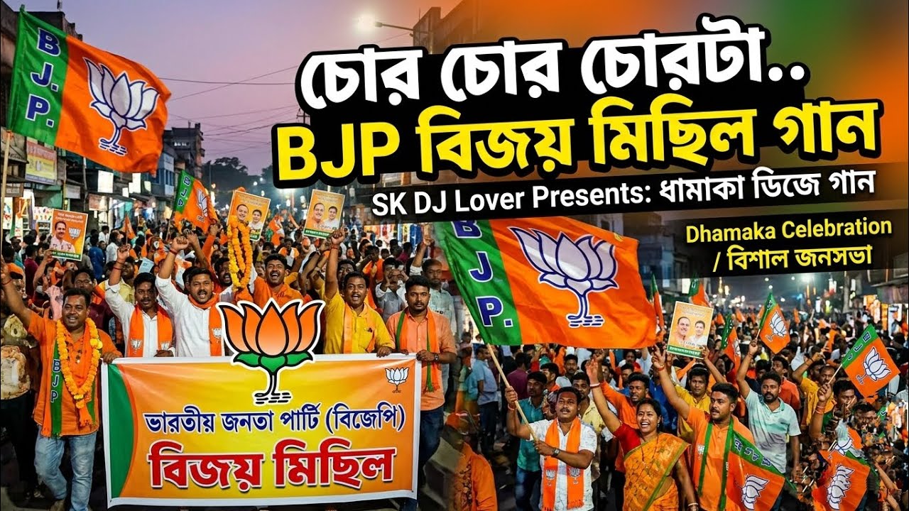 Chor chor chorta. BJP Bijoy michil song. West Bengal. 2026. #viral #bjp 