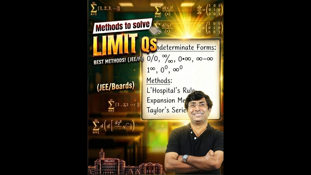 MOST IMPORTANT FORMS OF LIMIT