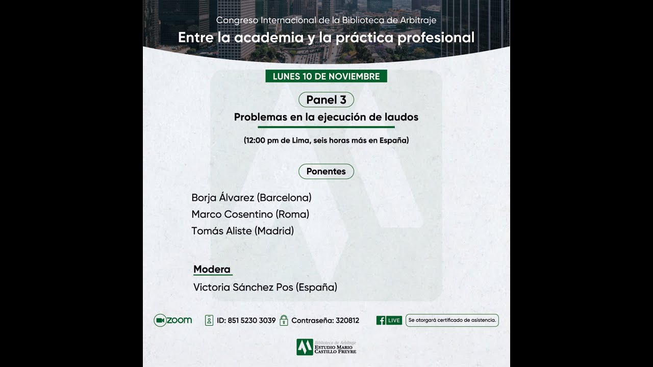 Congreso Internacional de la Biblioteca de Arbitraje 