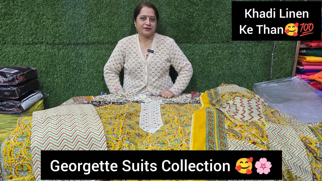 Georgette Suits Collection 🥰💯, Jaam Dhani with LakdiPatta Dupatta 🌸🌹, A1 Collection ☀️,9728405735📞