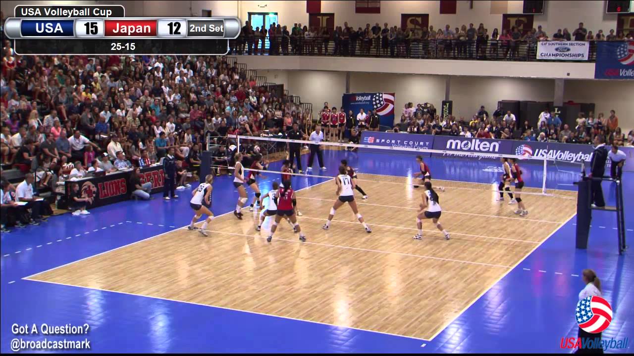 U.S. Women vs Japan - 2013 USA Volleyball Cup - Match 3, Part 1