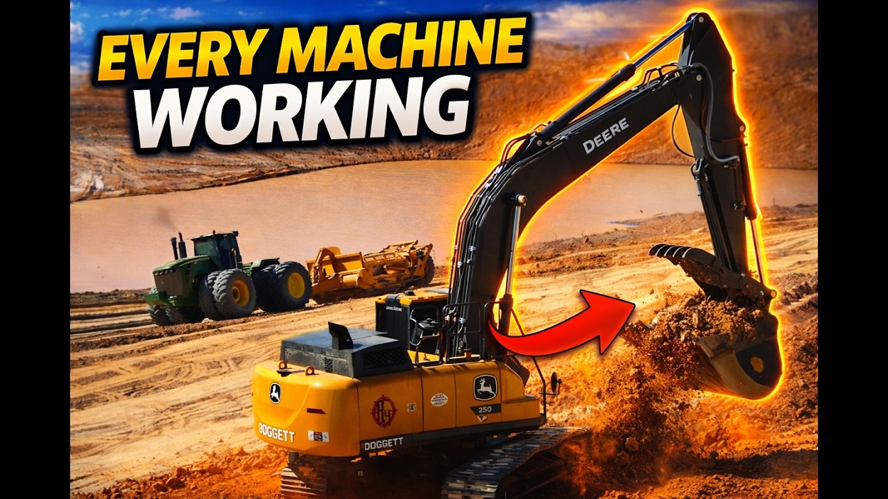 We Put Every Machine We Own to Work on This MASSIVE Pond!