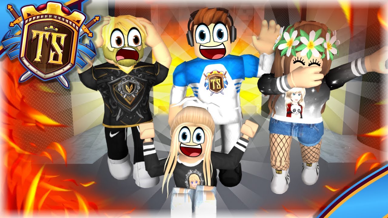 KAN VI UNDSLIPPE *FLAMMERNE* & SLIPPE UD?! - Piggy | Dansk Roblox med @TortenSkjold & Squad