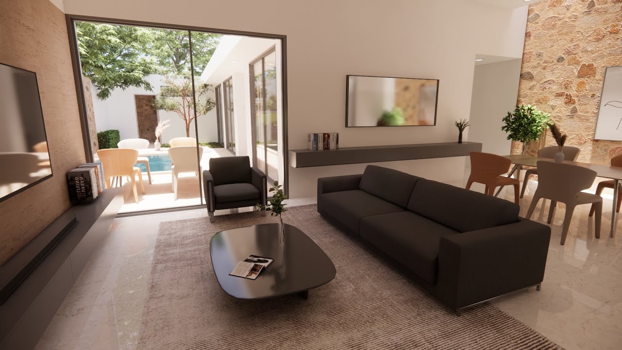 LA MEJOR CASA EN UNA PLANTA Te sorprenderá el diseño interior de esta casa minimalista