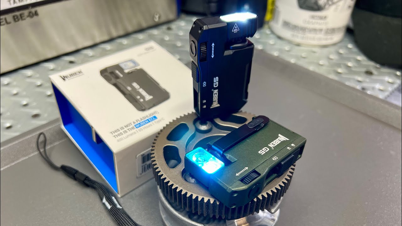 HOT SELLER 🔥- NEW WUBEN G5 - Rechargeable 400 Lumen EDC Flashlight - With Adjustable RGB Light