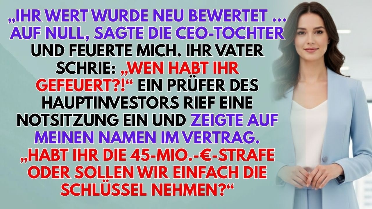 Als „Entbehrlich“ Gefeuert? Die 45-Mio.-€-Investor-Klausel, Die Zurückschlug ♟️