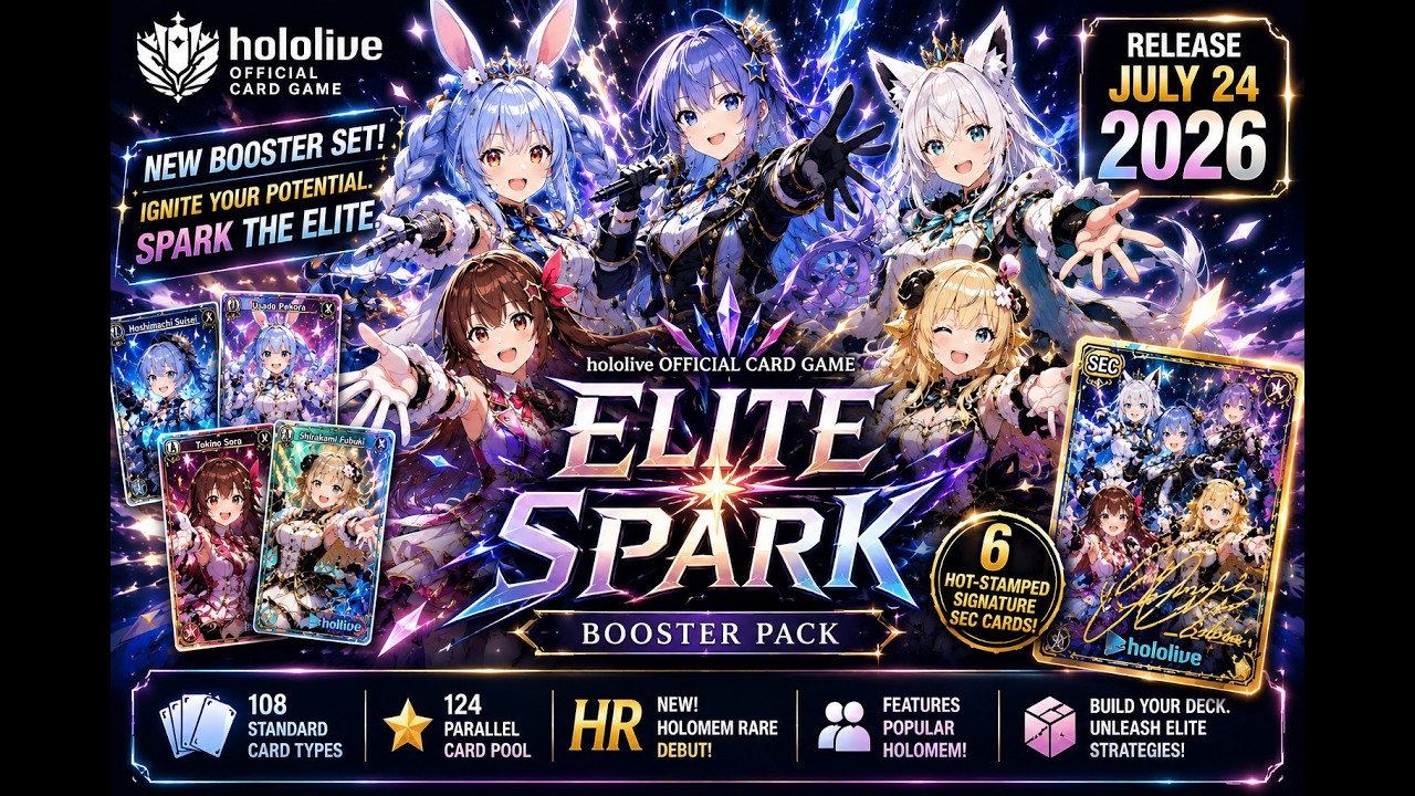 Hololive Elite Spark Booster Box Opening
