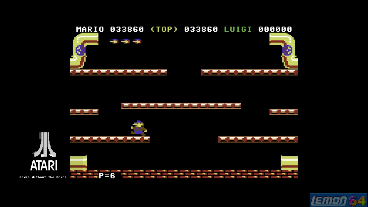 Mario Bros (C64) - A Playguide and Review - by Lemon64.com
