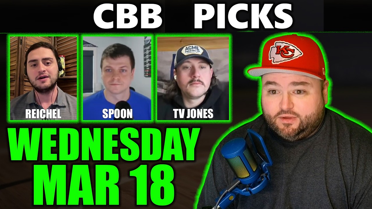 College Basketball & NBA Picks with Kyle Kirms | Wednesday March 18th
