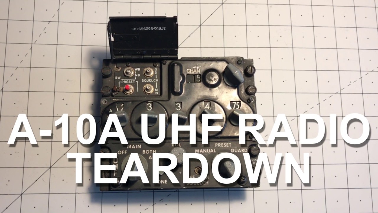 A-10A UHF radio teardown