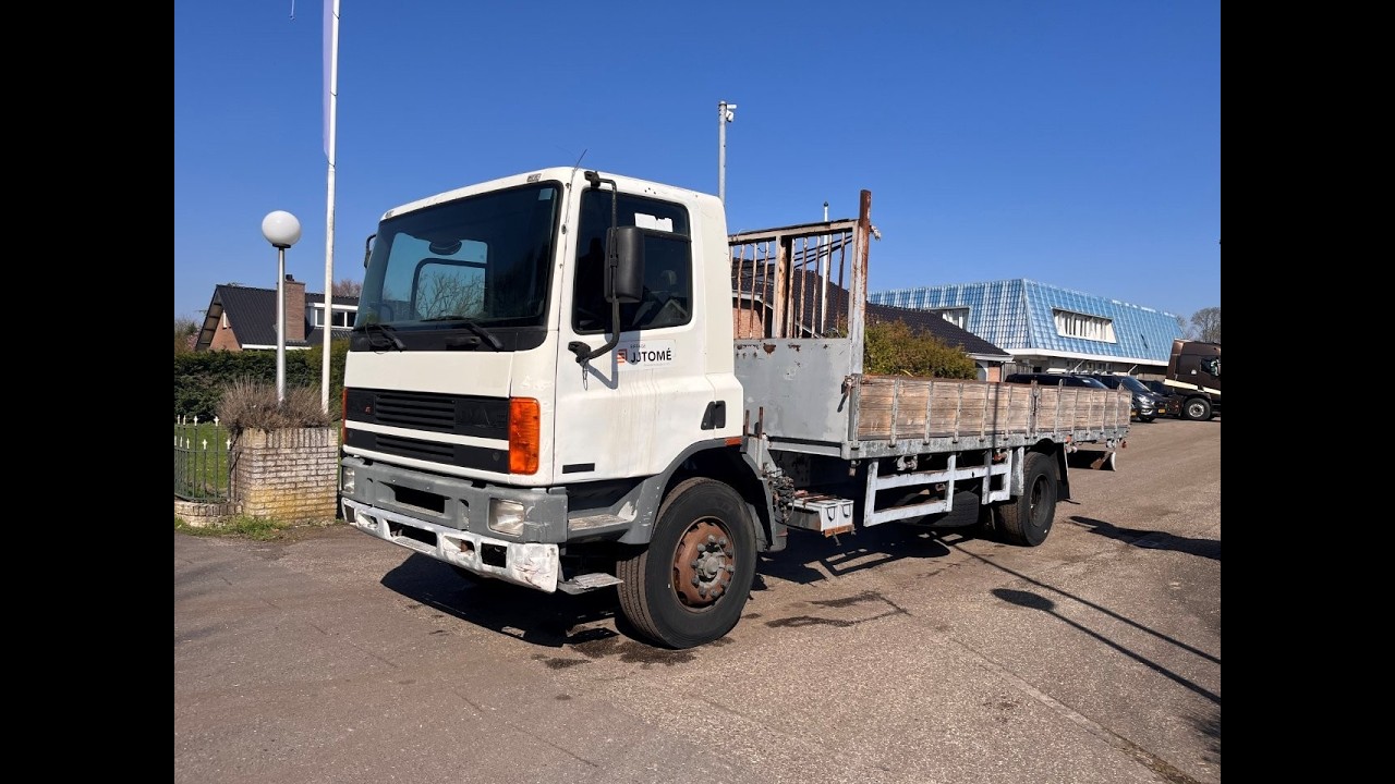 DAF 75 ATi 240 4x2 platform 1996 FULL STEEL SPRING /!\ Manual ZF Gearbox /!\