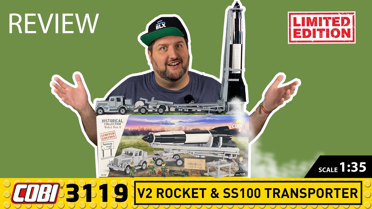 COBI V2 Rakete & SS100 HANOMAG Transporter *Limited Edition* REVIEW | COBI-3119