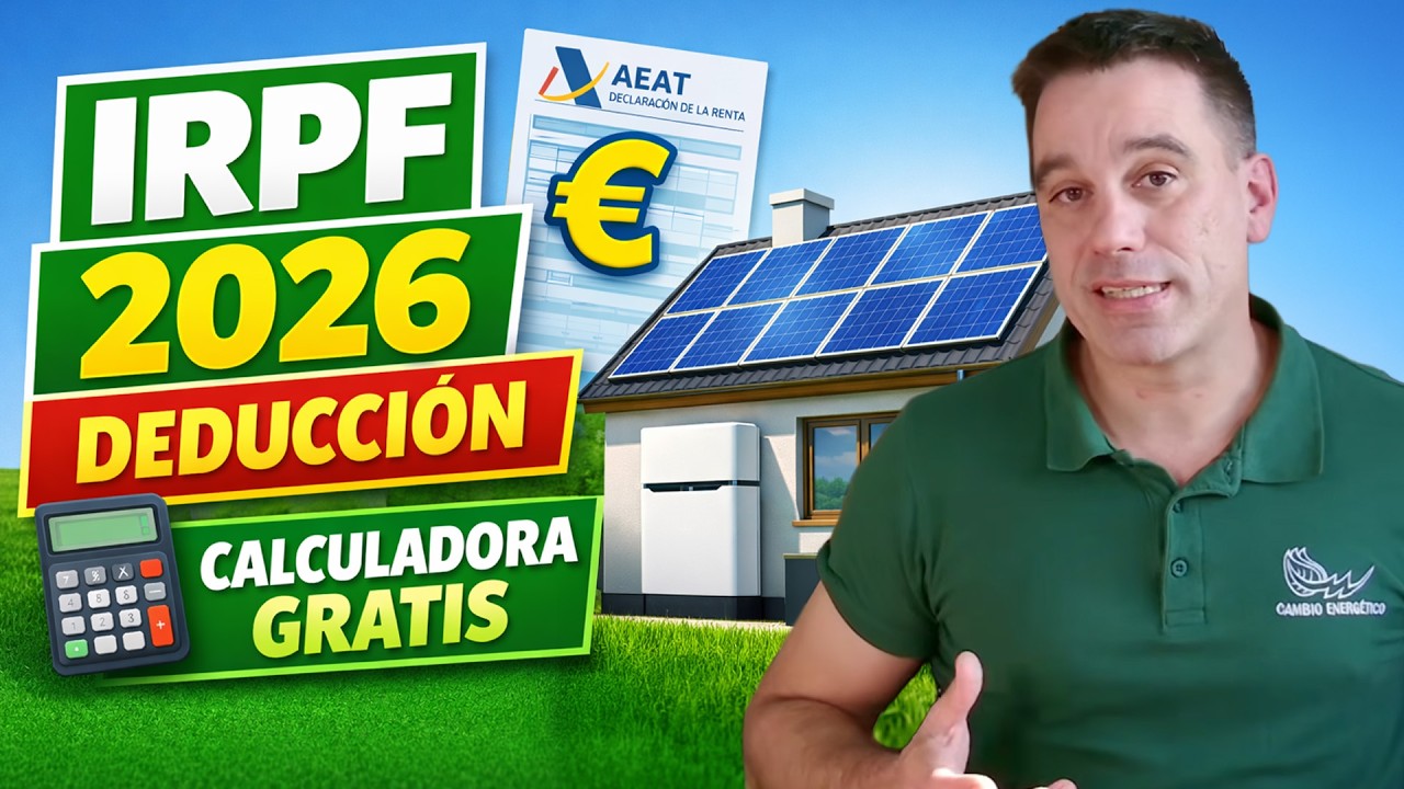 IRPF 2026 y autoconsumo: lo que puedes deducirte por paneles, batería y cargador de coche eléctrico