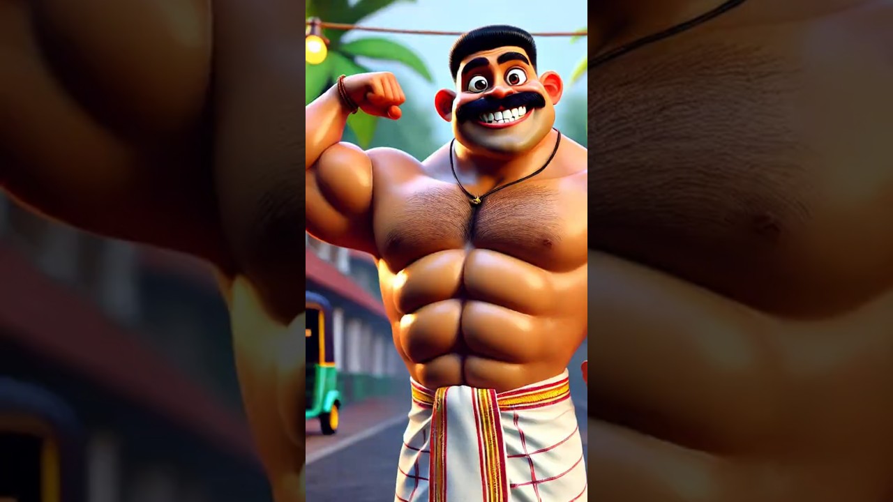 എന്നെപ്പോലെ ജിമ്മൻ ആവാം |Ai Malayalam Animation Song | K7 Parody Song |#aianimation #ai #k7maman #k7