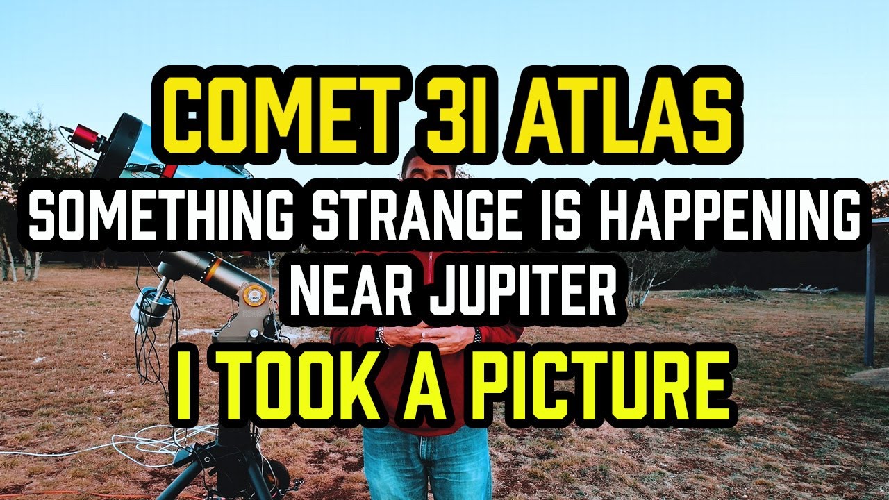 Comet 3I ATLAS &ndash; Something STRANGE Is Happening Near JUPITER &ndash; I Took a PICTURE