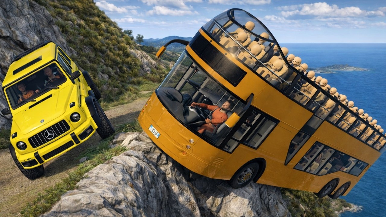 You Won't Believe This Cliff Accident ! 😱| BeamNG.drive