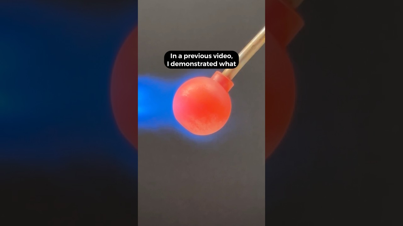 Leidenfrost Effect in Action: Hot Metal Sphere vs. Water #experiment #science