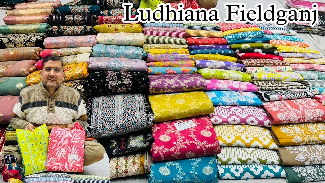 Ludhiana Fieldganj में सबसे मशहूर Shop || Bvs Textile Ludhiana| Fancy Suits Pashmina Suits |
