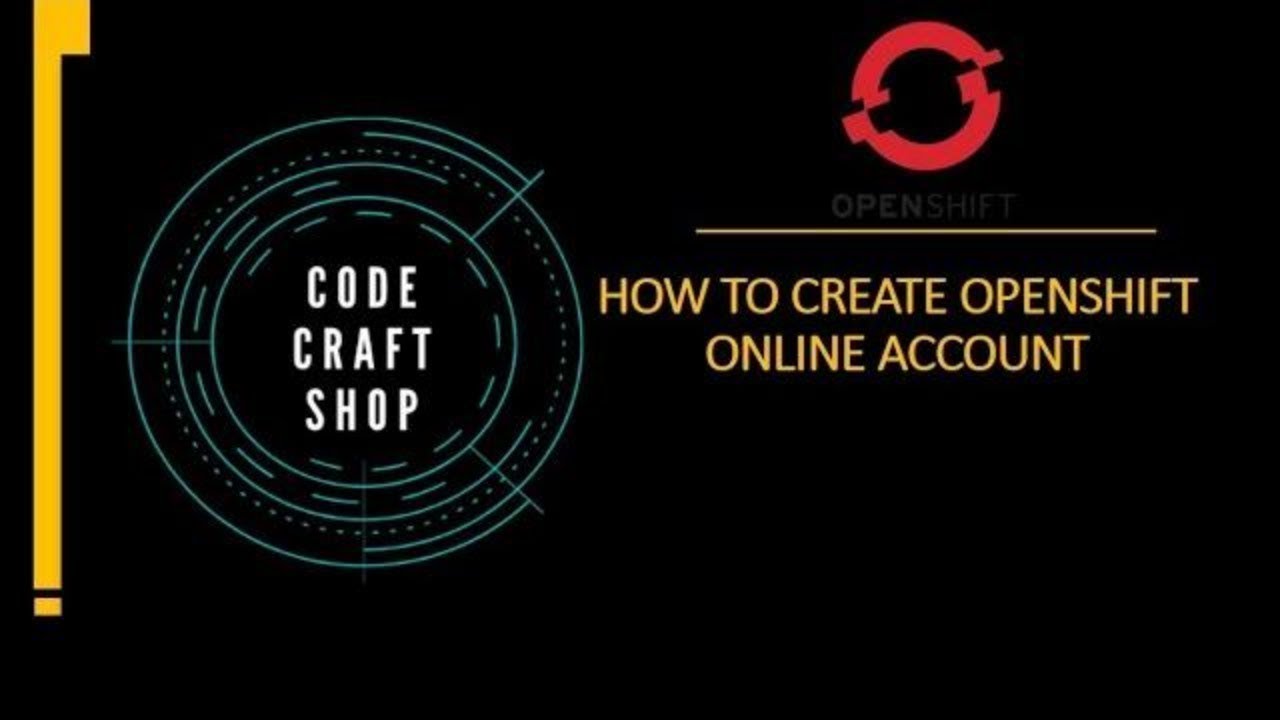 Create openshift online account to access openshift cluster