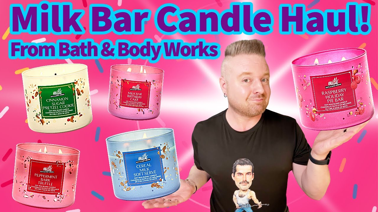 Доставка свечей из молочного бара — Bath & Body Works
