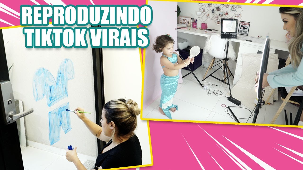 IMITANDO TIKTOK VIRAIS * truques | Kathy Castricini