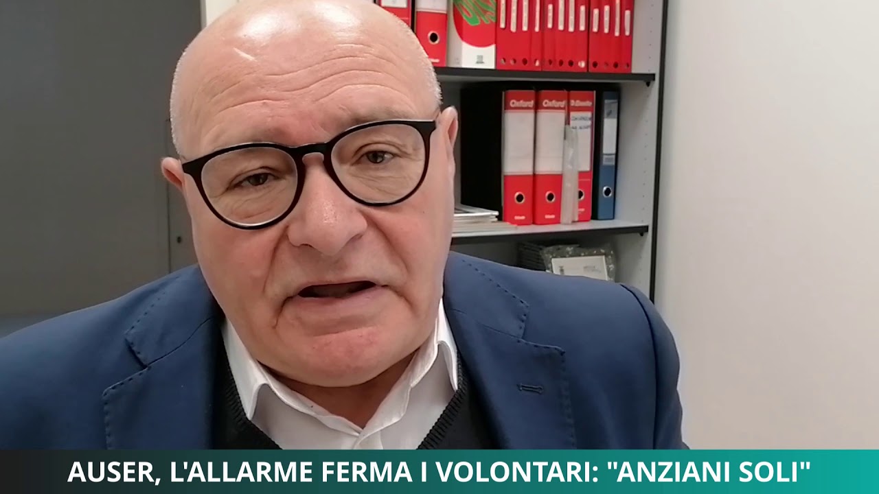 Allarme ferma i volontari Auser, anziani soli