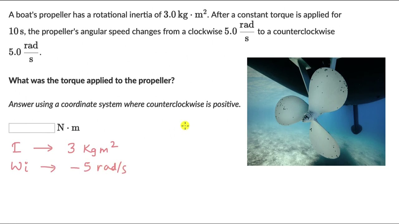 Worked example: Angular impulse | System of particles & rotational motion | Physics | Khan Academy