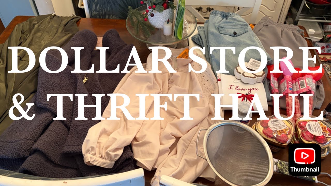 THRIFT AND DOLLAR STORE HAUL! (DOLLAR TREE, DOLLARAMA) $25 HAUL