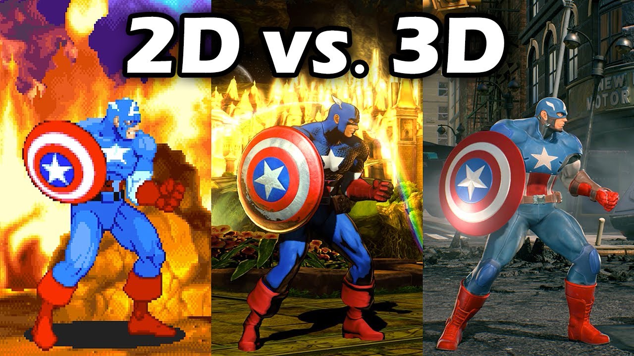 Marvel vs. Capcom 2D vs. 3D: Idle Animation Variations