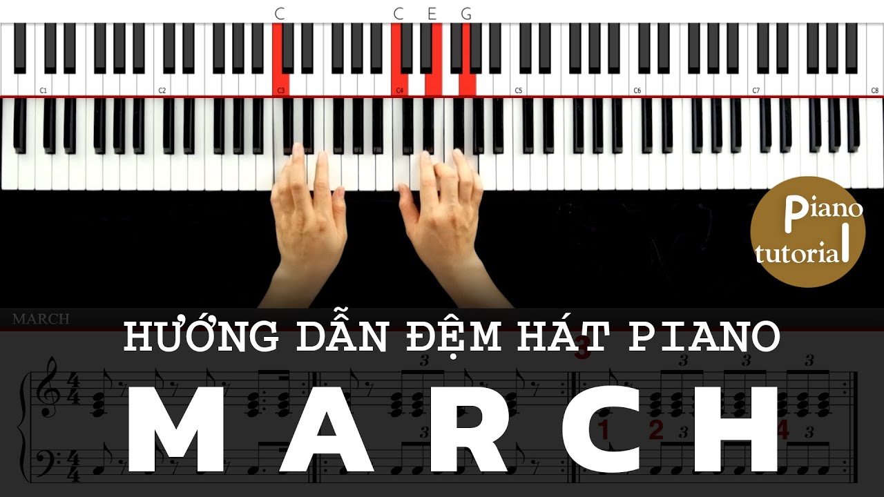 Hướng dẫn đệm hát Piano điệu March 📯 | Đệm hát Piano căn bản | Sinfonia Official