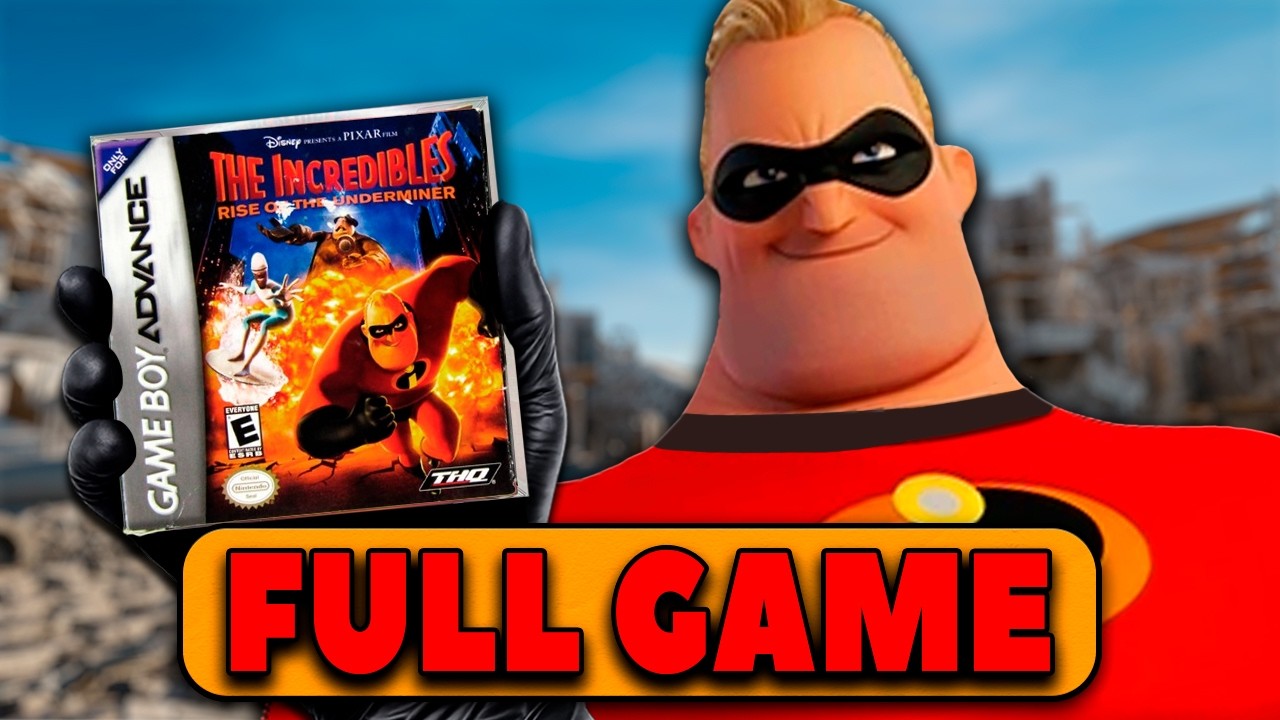The Incredibles: The Rise of the Underminer (GBA) | Full Game Walkthrough | No Commentary