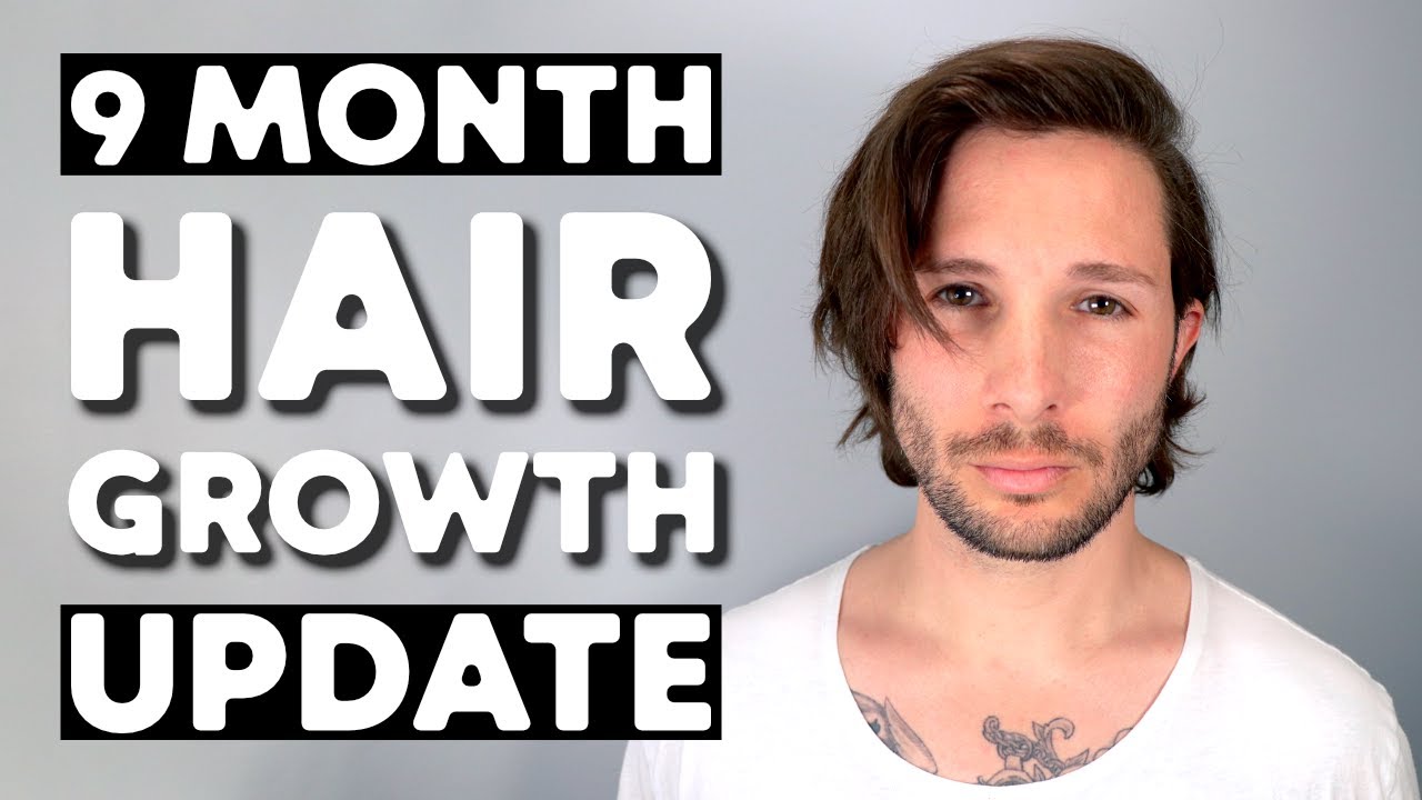 9 Months Hair Growth - No Haircuts | Men's Hair Growth Journey