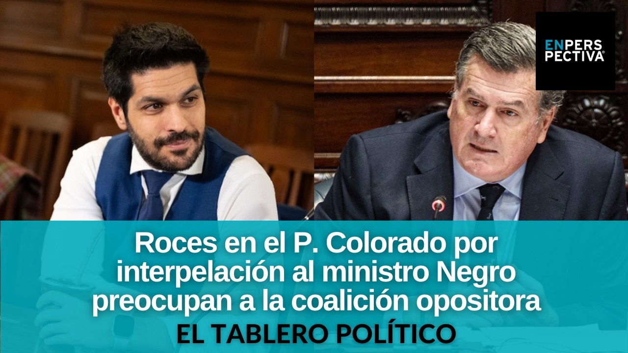 Tensión en el P. Colorado por interpelación al ministro Negro preocupa a la coalición opositora