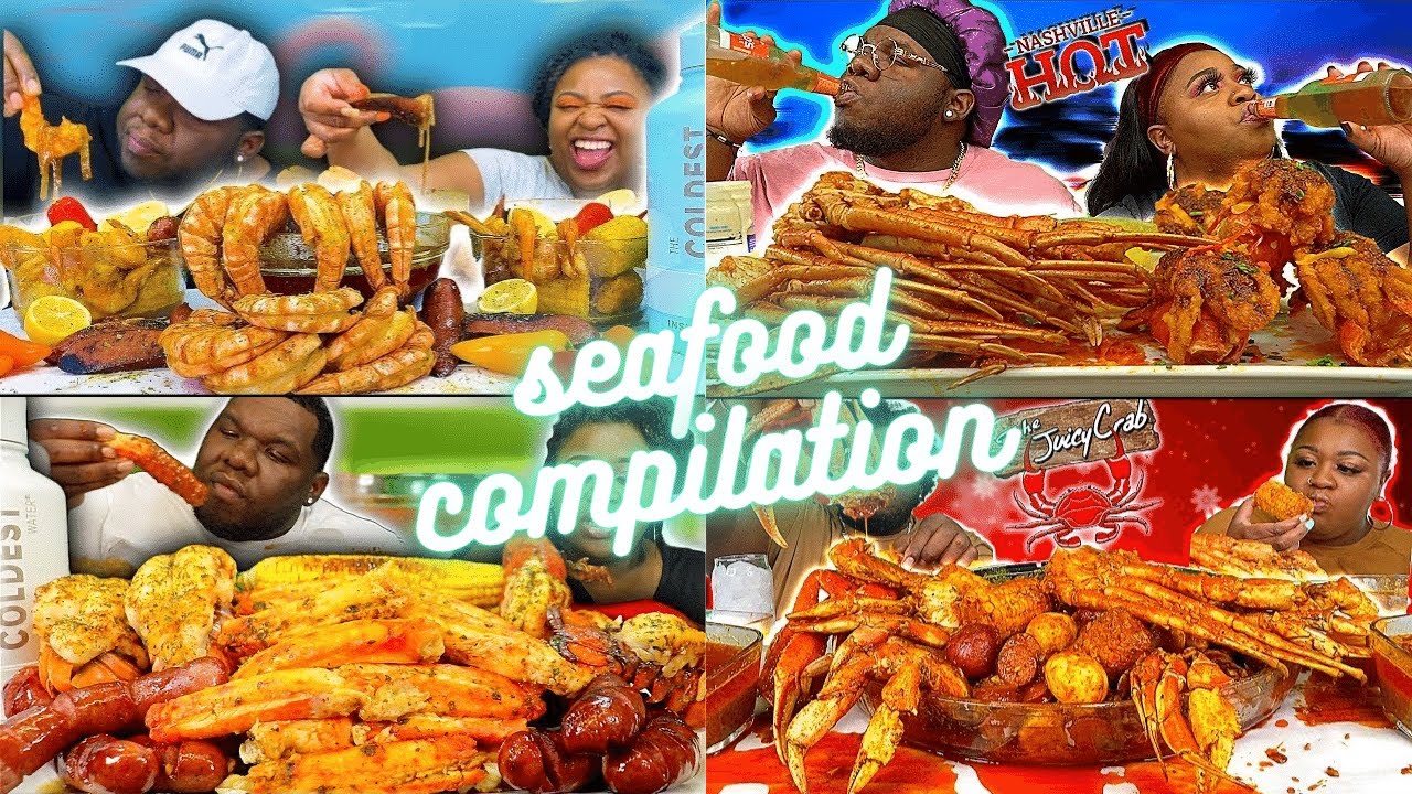 HASHTAG THE CANNONS SEAFOOD MASHUP!!! | MUKBANG EATING SHOW