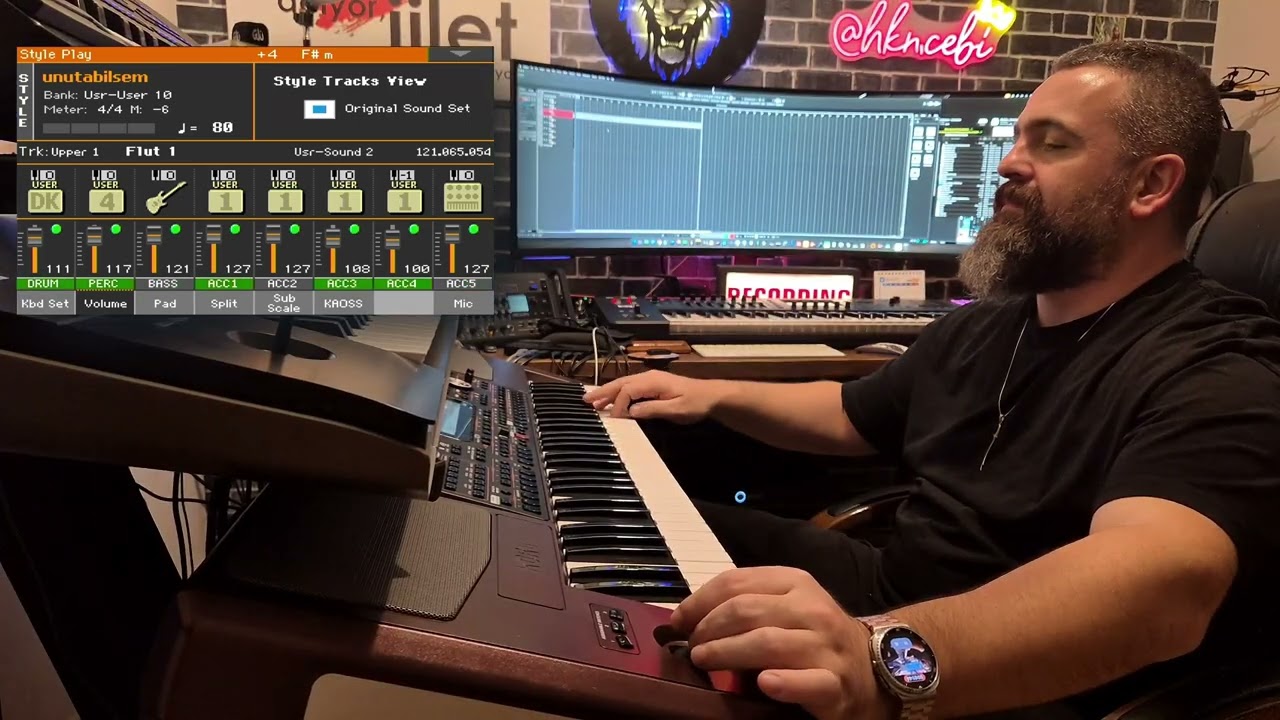 Hakan Çebi * Unutabilsem * Korg Pa1000 #arabesk #korg #hakançebi