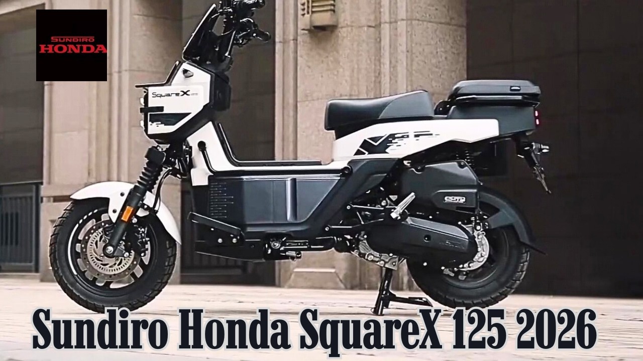 The Transformer Scooter!  Sundiro Honda SquareX 125 Mecha-Review