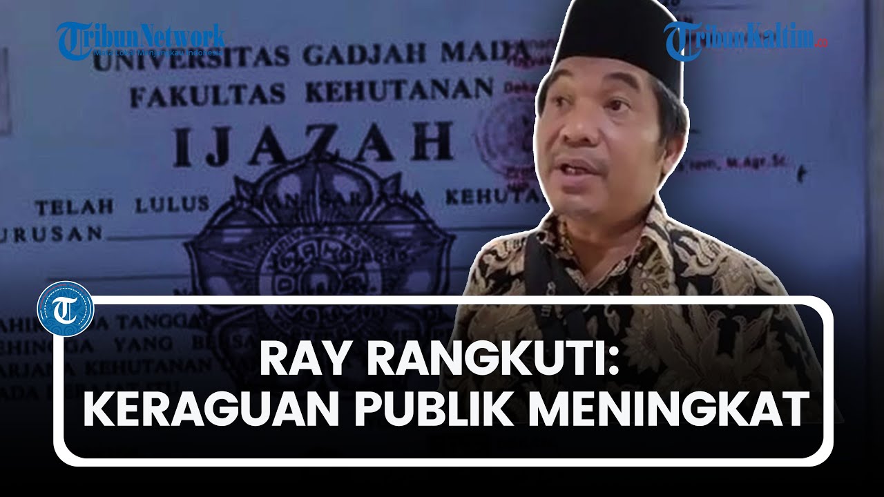 Ray Rangkuti Pertanyakan Salinan Ijazah Jokowi dari KPU: Keraguan Publik Meningkat
