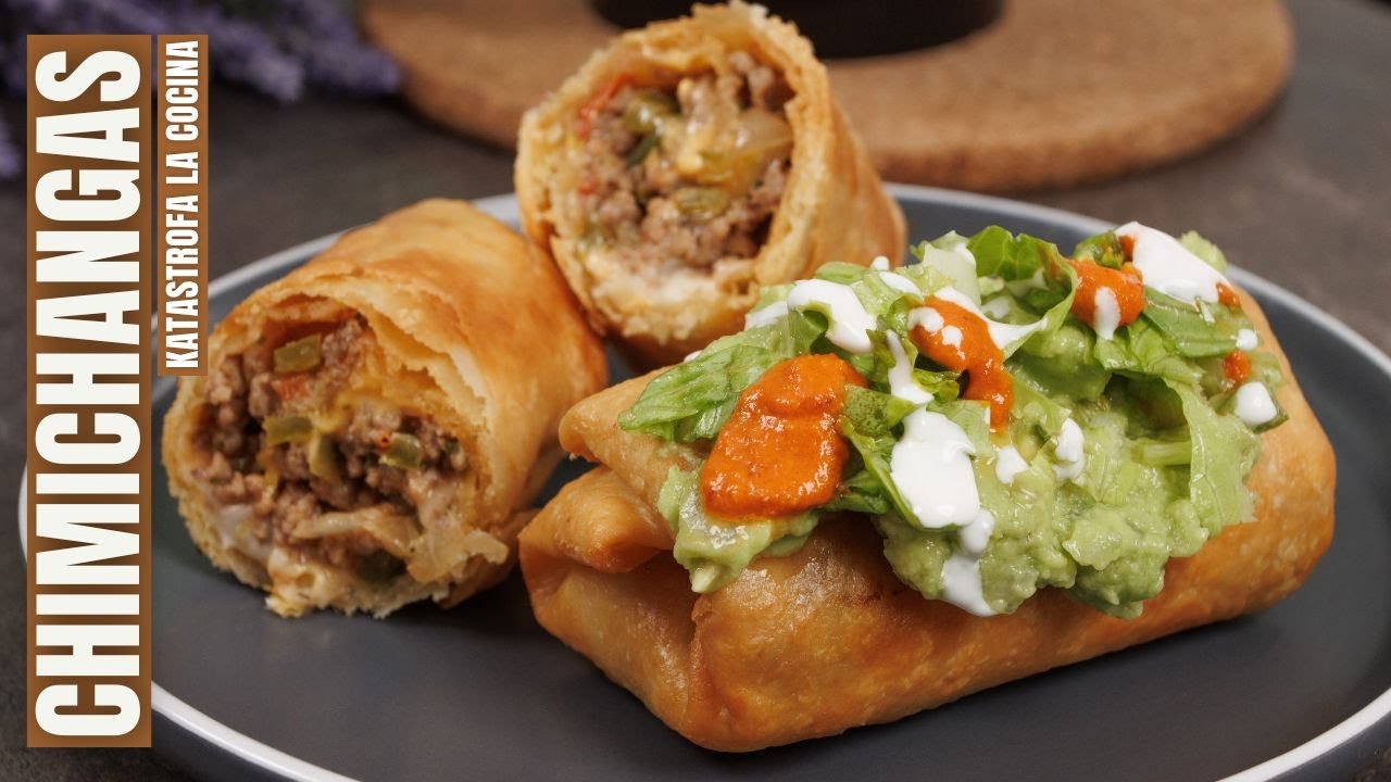 Chimichangas receta fácil y rápida de hacer en casa