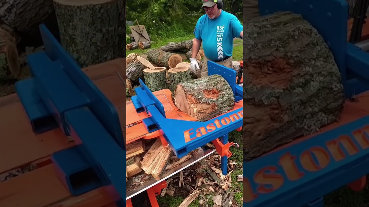 Eastonmade 24D #logsplitter #diesel #firewood
