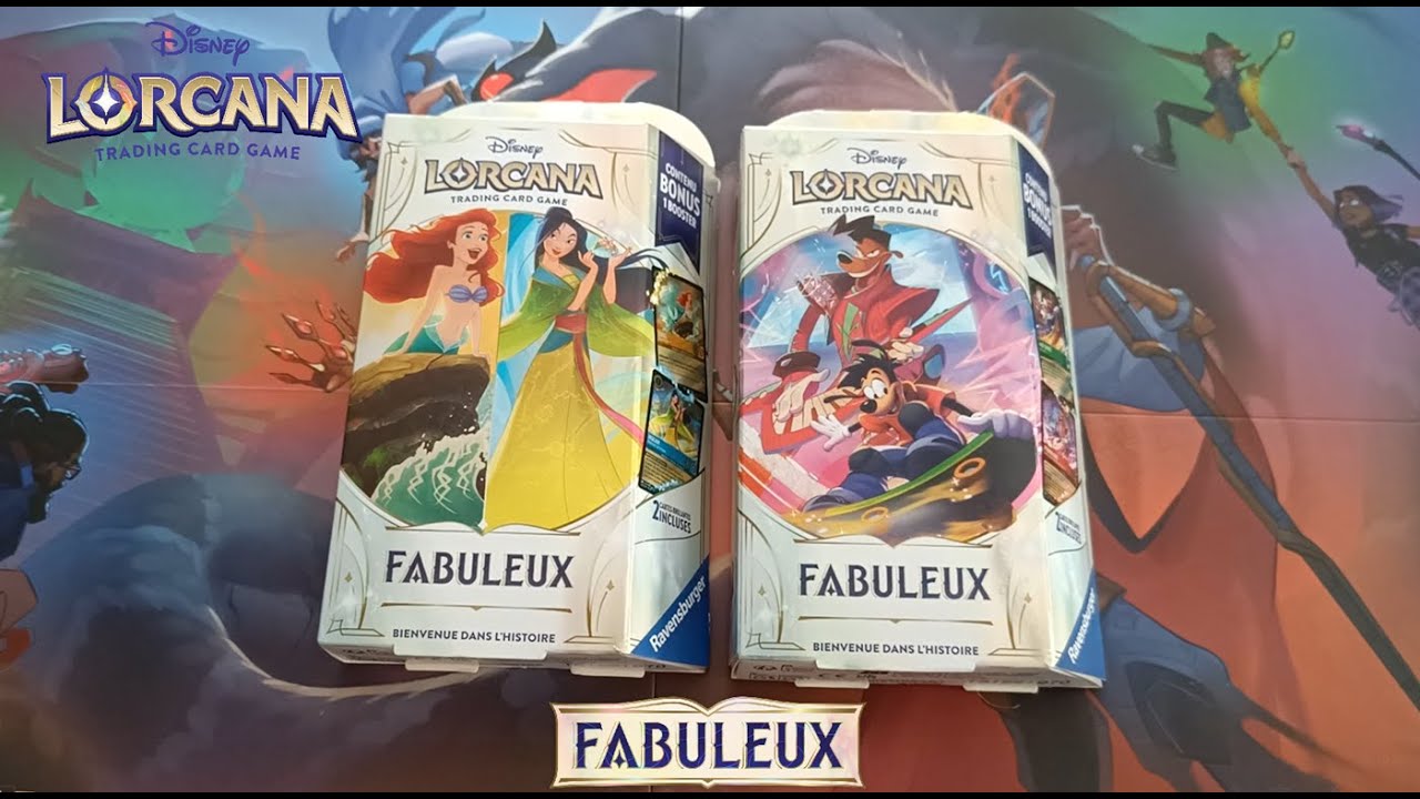 LORCANA - Fabuleux - Présentation des decks préconstruits !!!!! #disney
