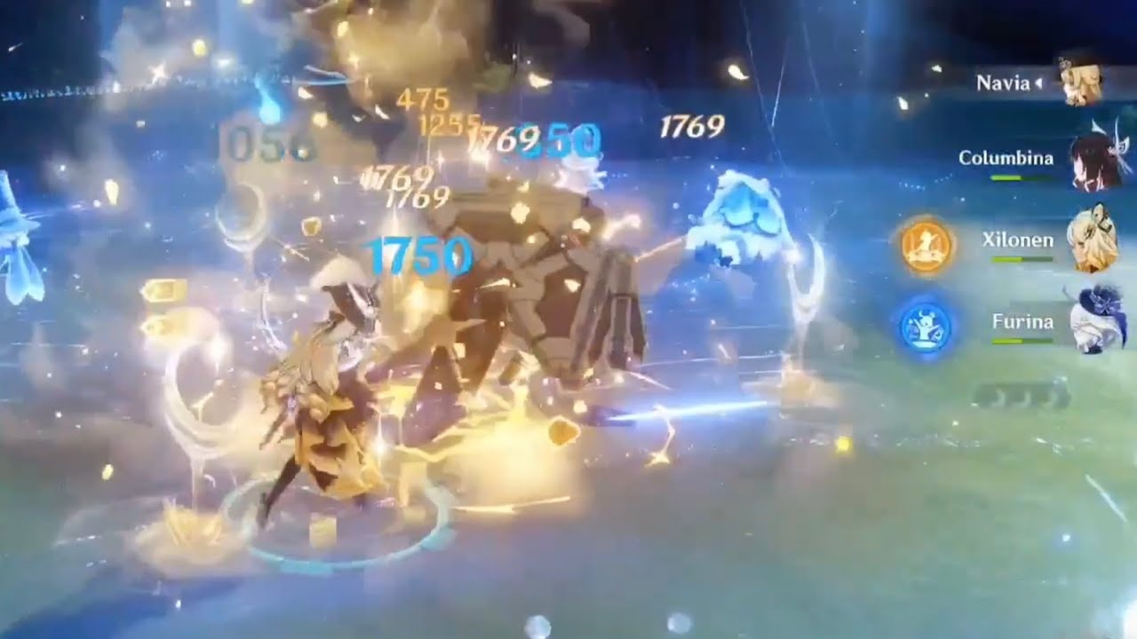 Columbina with Navia showcase ( Genshin impact 6.3 nod krai )