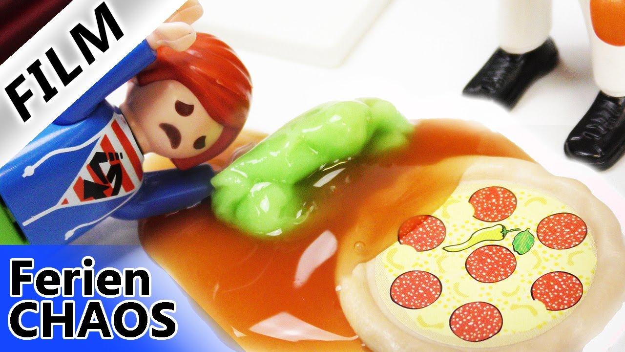 Playmobil Film Deutsch - JULIAN ISST ZUVIEL IN DER PIZZERIA? PACKEN FÜR URLAUB! Ferienchaos