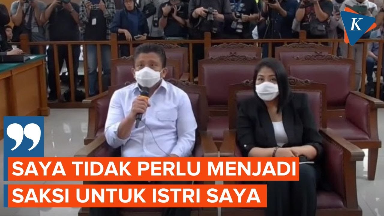 Momen Ferdy Sambo Ogah Beri Kesaksiannya untuk Putri Candrawathi di Sidang Kasus Brigadir J