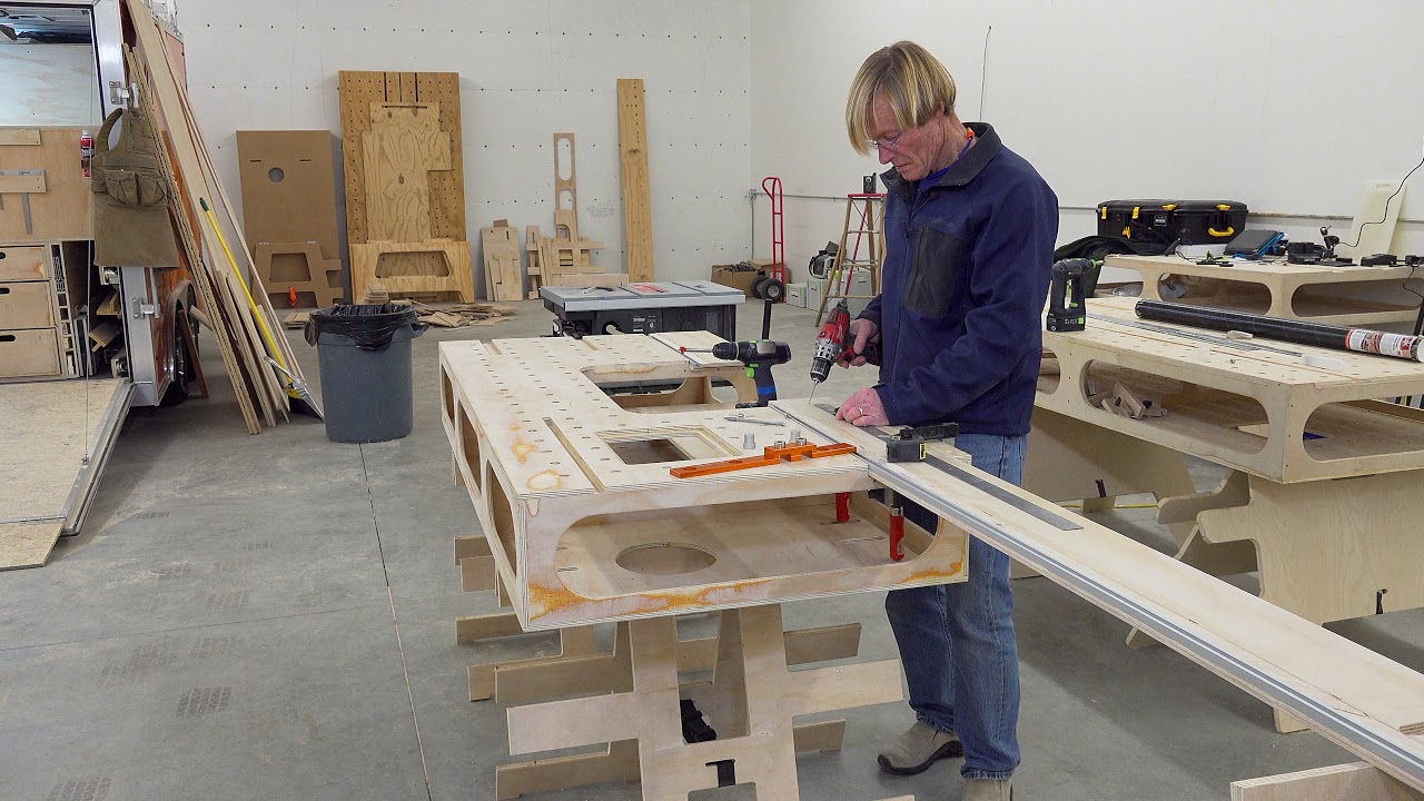 Paulk Total Station II (Part12) DOG HOLES ON MITER TABLE.