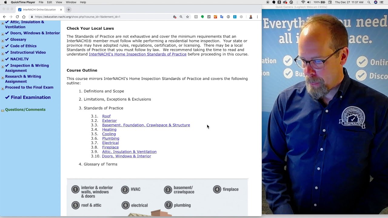 Introduction to Home Inspection Standards of Practice Course