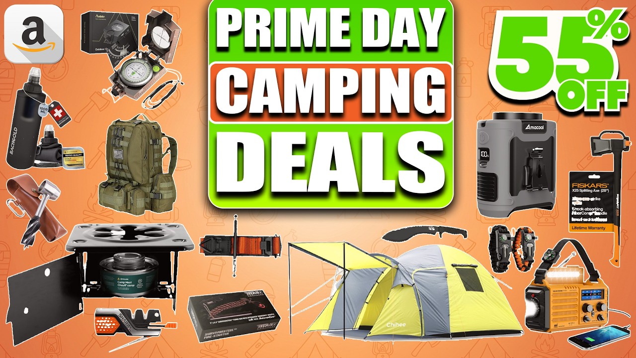 60 предложений снаряжения для кемпинга на Amazon Prime Day: скидки до 55%, пока всё не разобрали!