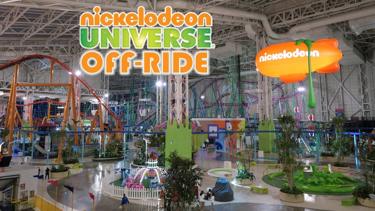 Nickelodeon Universe (NJ) Off-Ride Footage, American Dream | Non-Copyright
