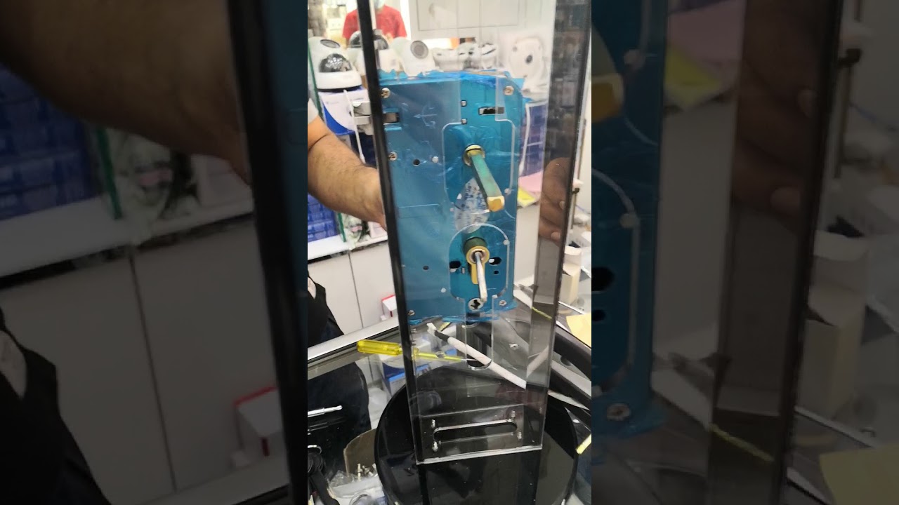 Winpossee no handle automatic door lock installation video